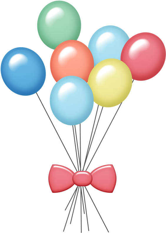 Ballons - Page Clipart (572x800), Png Download