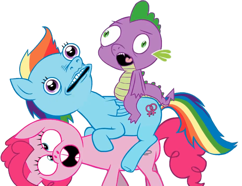 Mov, Animated, Pinkie Pie, Rainbow Dash, Safe, Spike - Rainbow Dash And Pinkie Pie Gif Clipart (926x720), Png Download