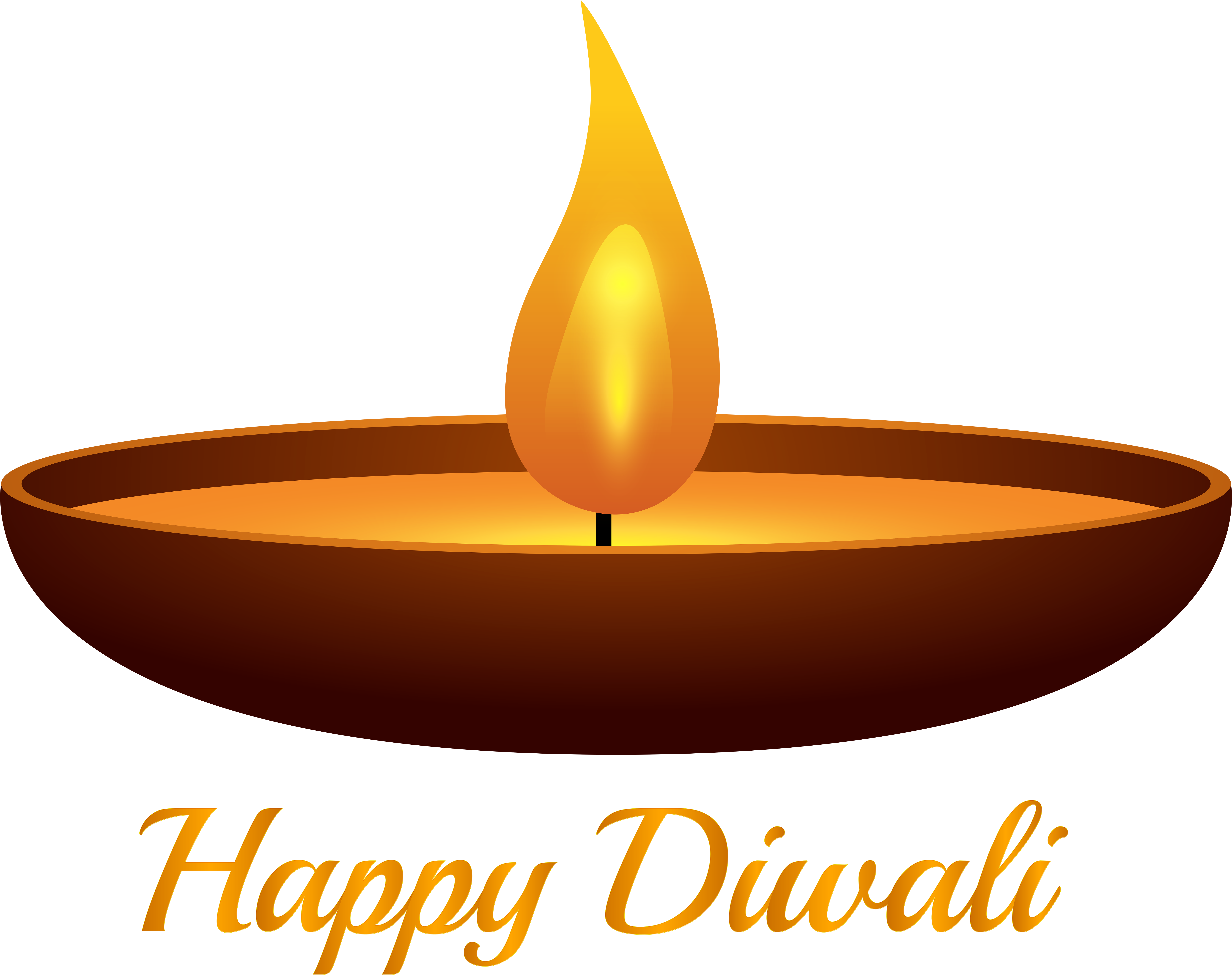 Diwali Candle Png Clip Transparent Png (8000x6327), Png Download