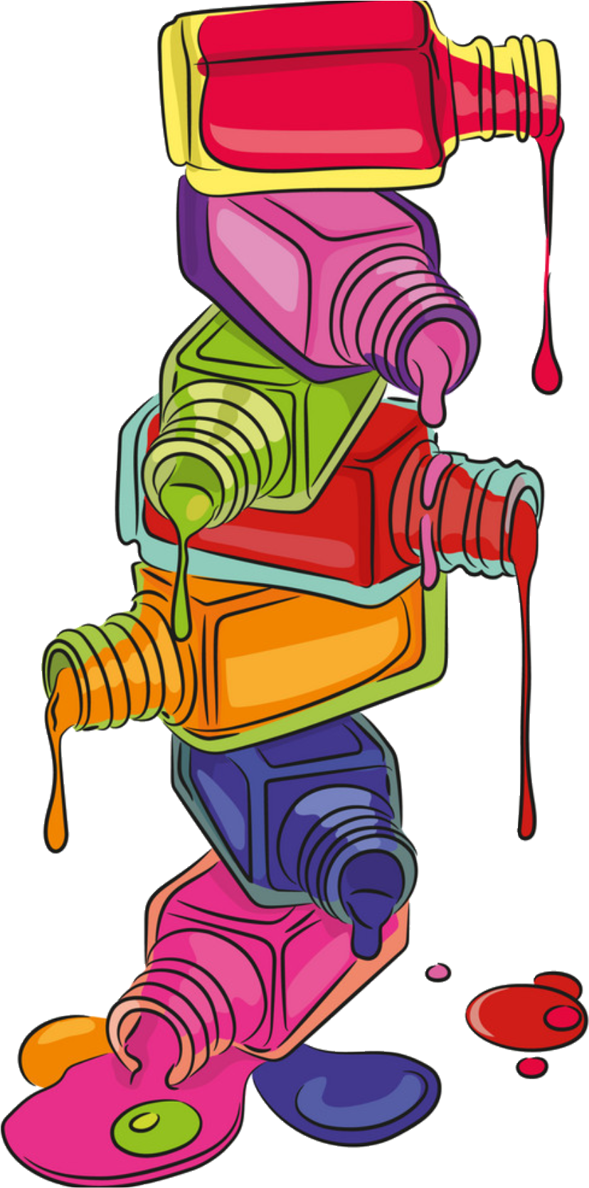 Background Nails Art Free Clipart (480x877), Png Download