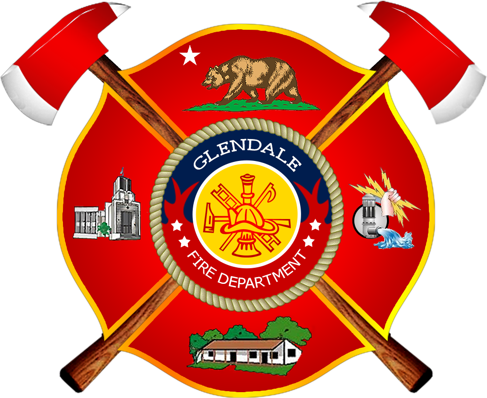 Glendale California Deadline - Glendale Fire Department Logo Clipart (1000x876), Png Download