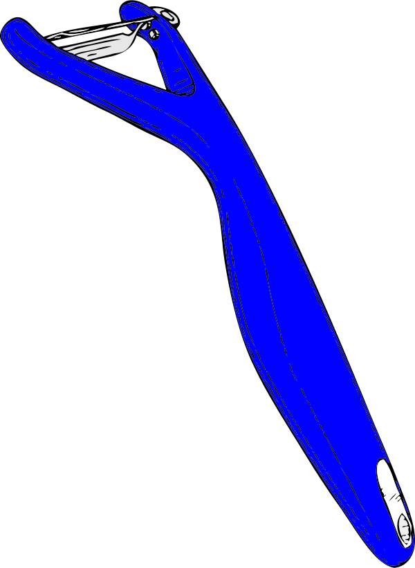 Tongs Cliparts - Peeler - Png Download (600x821), Png Download