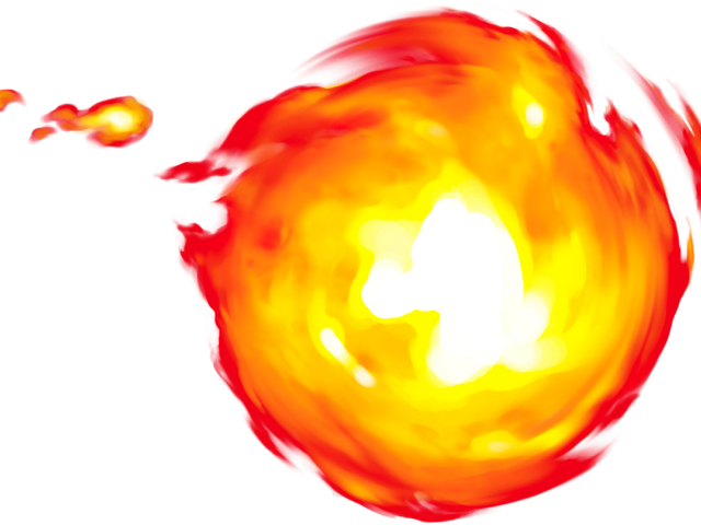 Fireball Clipart Mario Kart - Super Mario Fire Ball - Png Download (640x480), Png Download