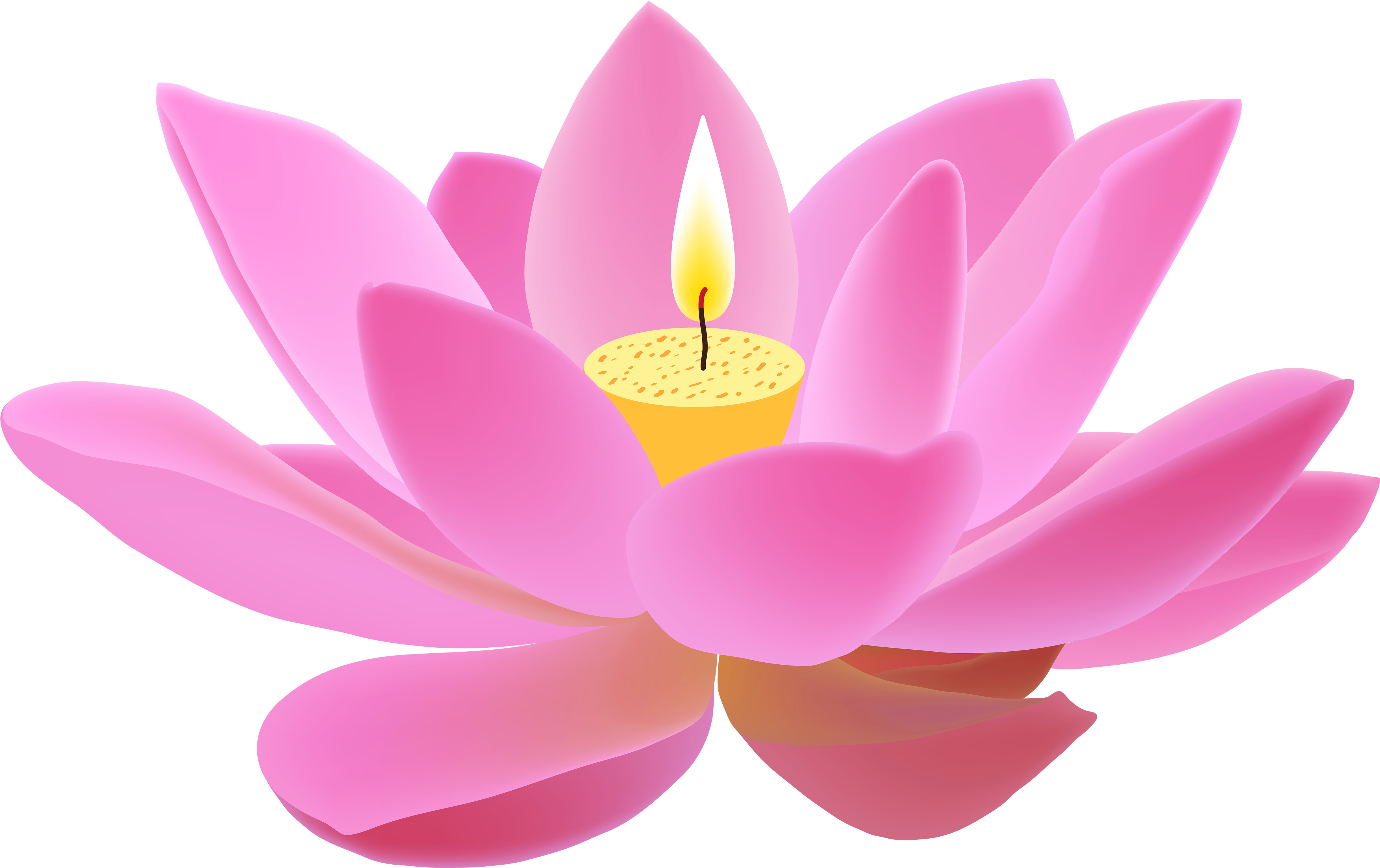 Lotus Png Clipart (5000x3144), Png Download