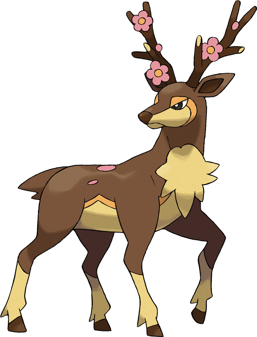 "ohhh New Guy, Huh" Klaude Had Let Himself Grow, Now - Sawsbuck Pokemon Clipart (1280x1280), Png Download