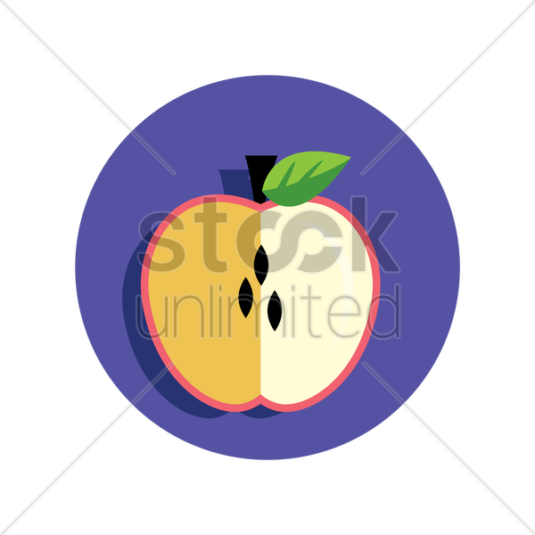 Apple - Illustration Clipart (600x600), Png Download