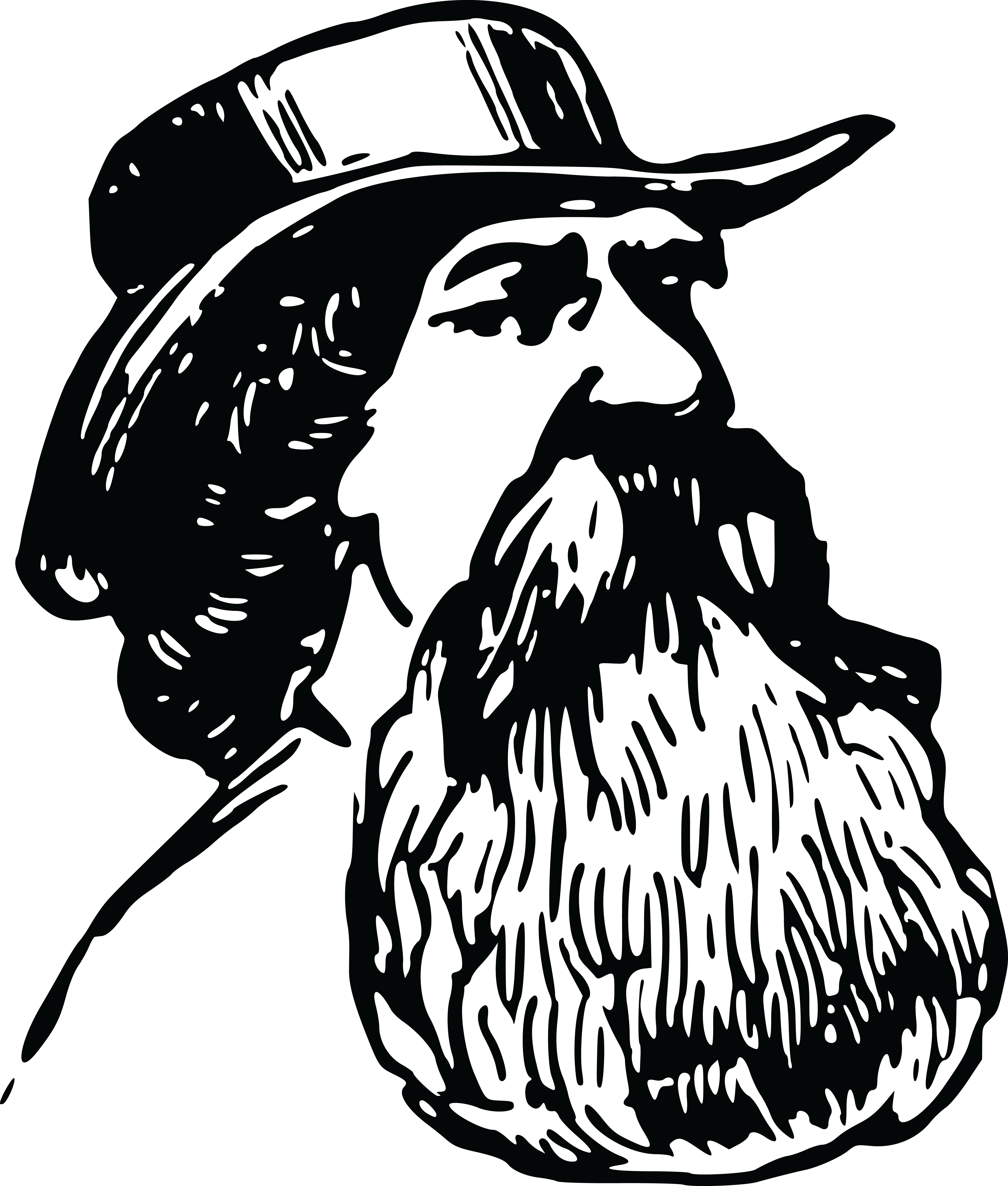 Clipart - Beard - Png Download (2036x2400), Png Download
