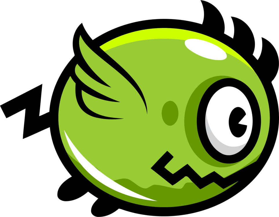 Flappy Bird Flippy Monster Game Farm Pop Clipart (964x750), Png Download