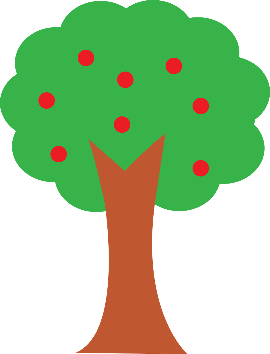 Apple Tree Clipart Png Transparent Png (900x1180), Png Download