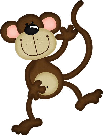 Monkey Monkey Illustration, Jungle Art, Clipart, Monkeys, - Lunchbox - Png Download (576x576), Png Download