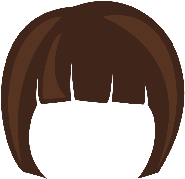 Long Bangs Blonde Clipart (900x900), Png Download