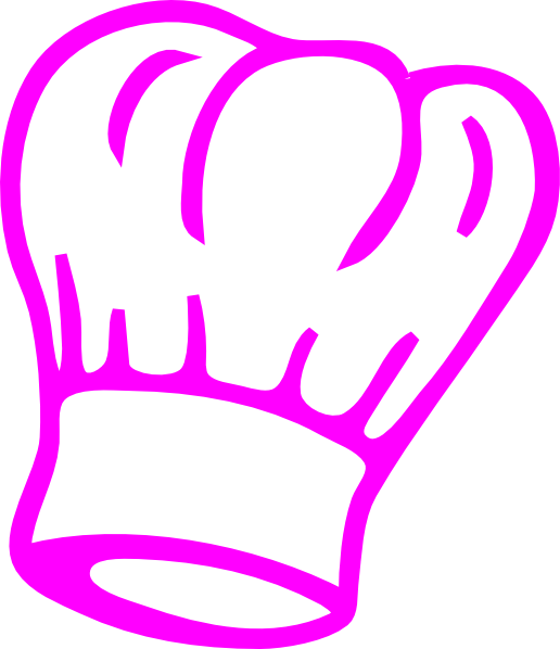 Pink Chef Hat Clip Art At Clker - Chefs Hat Clipart Png Transparent Png (516x598), Png Download