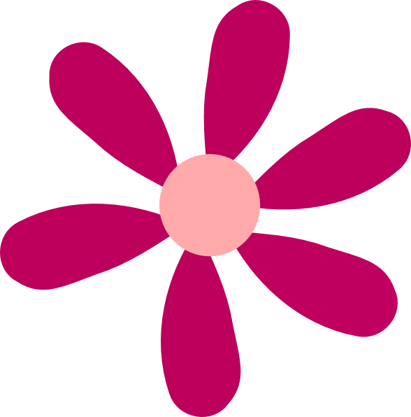 Burgendy Daisy Svg Clip Arts 588 X 596 Px - Png Download (588x596), Png Download