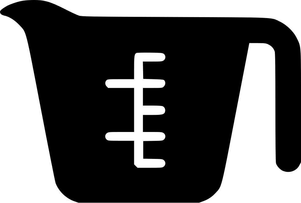Measuring Cup Comments - Free Measuring Cup Svg Clipart (980x663), Png Download