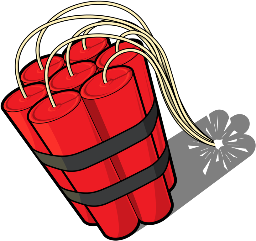 Tnt, Dynamite By Fabiocralves On Clipart Library - Png Download (900x824), Png Download