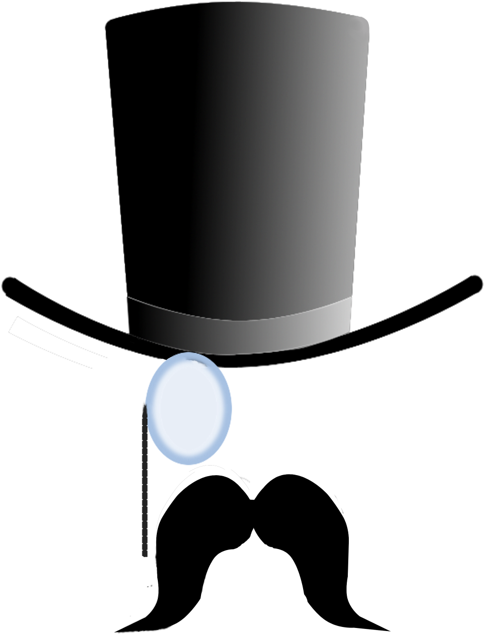 Banner Black And White Download Top Hat Png Images - Top Hat Clipart (1200x1600), Png Download