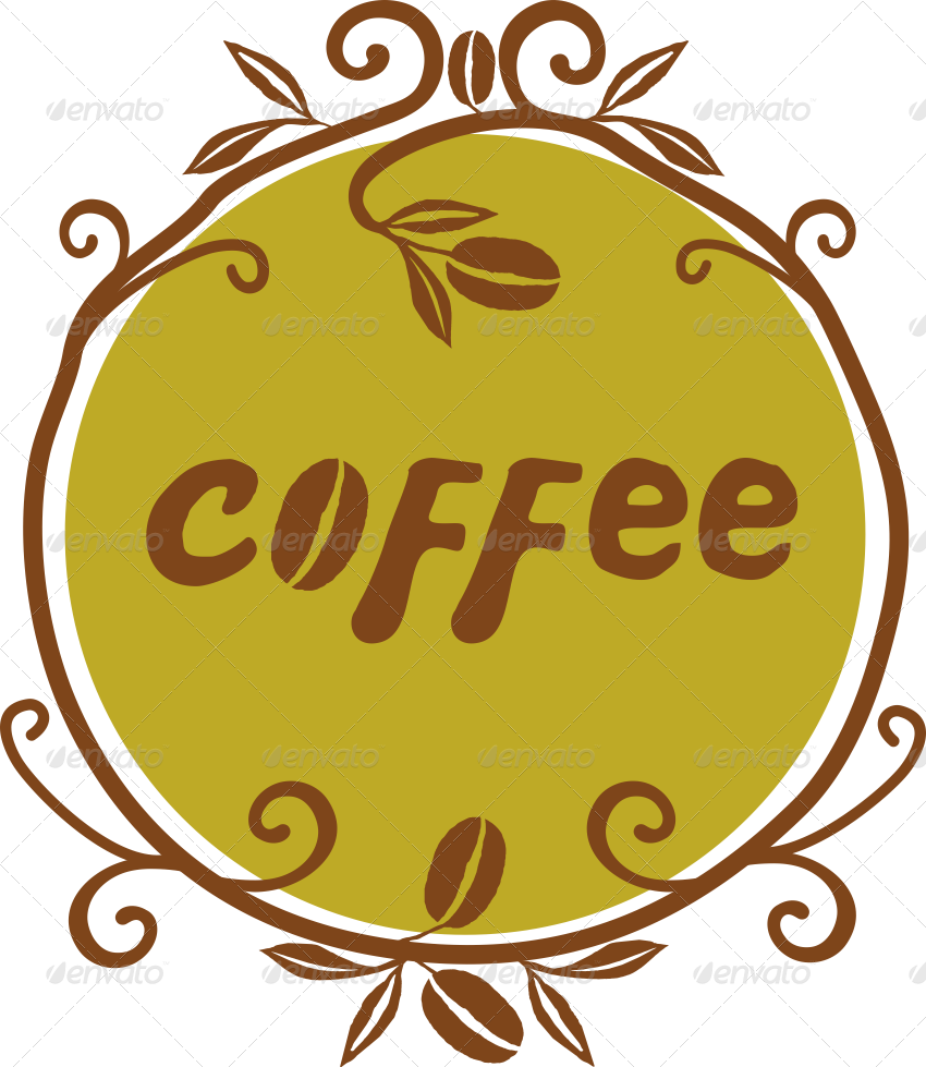 Coffee Clipart Word - Logo - Png Download (850x979), Png Download