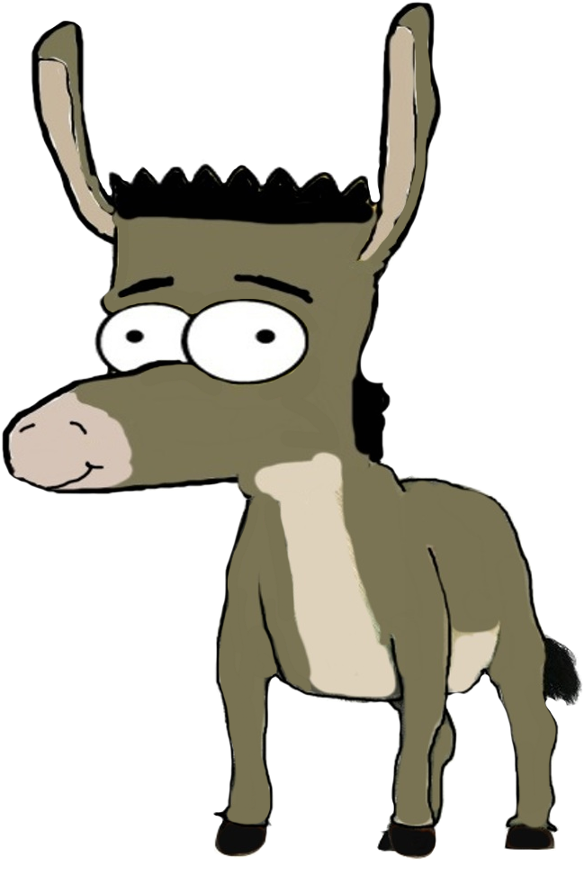 Bart Simpson As Donkey By Darthraner83 On Clipart Library - Png Download (649x972), Png Download