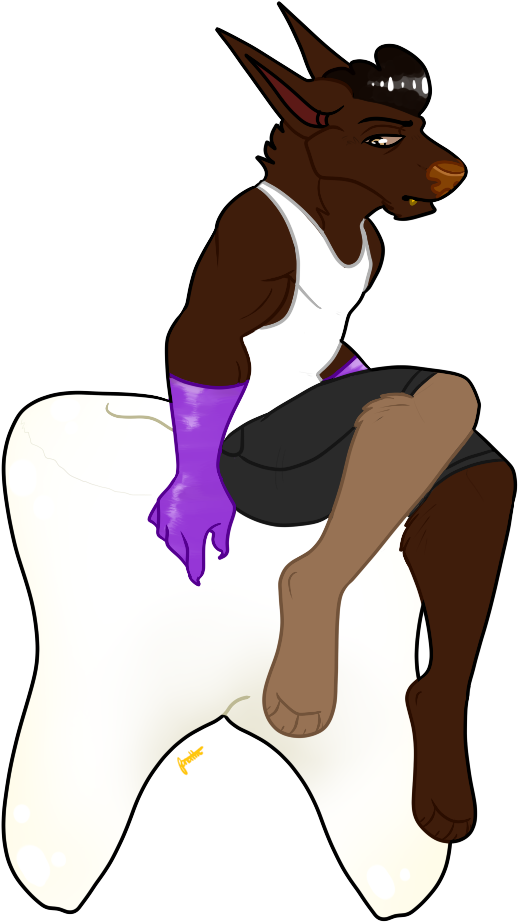 Tooth Seat - Cartoon Clipart (1000x1000), Png Download