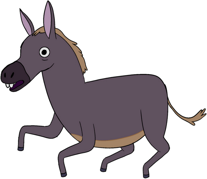 Donkey Clipart Saddle - Png Download (800x692), Png Download