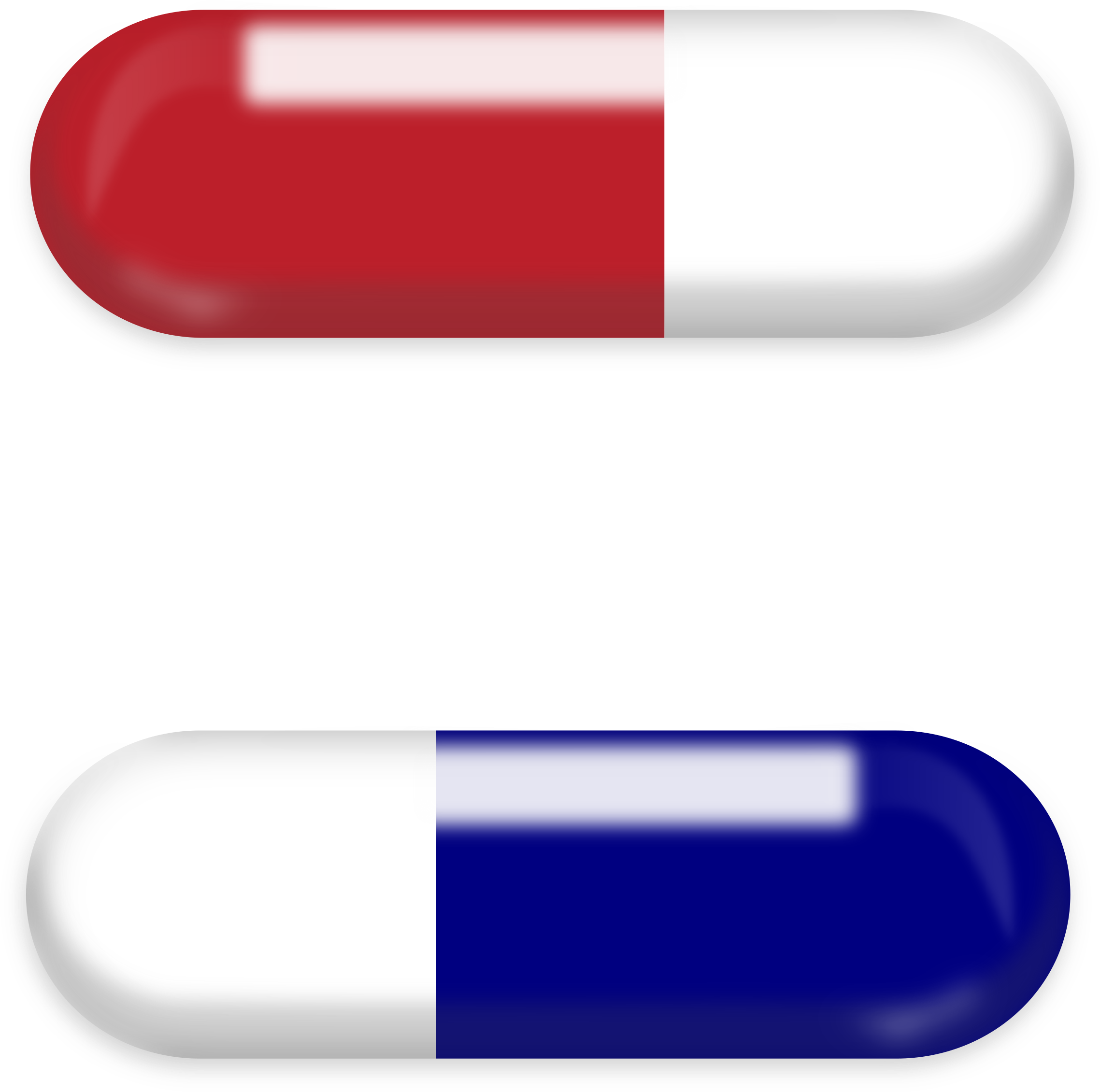 Transparent Background Pill Png Clipart (2400x2410), Png Download