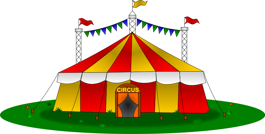 Circus Svg Clip Arts - Png Download (900x455), Png Download