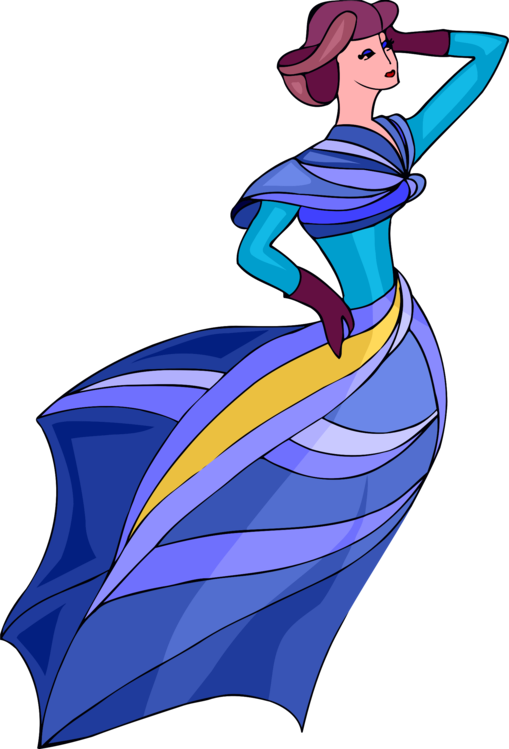 Dance Drawing Ballet Silhouette Cartoon Clipart (509x749), Png Download