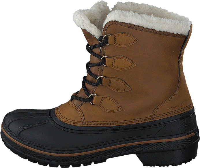 Buy Crocs Women's Allcast Ii Boot Wheat/black Brown Clipart (705x705), Png Download