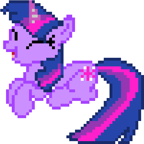Twilight Sparkle Happy Clipart (610x510), Png Download