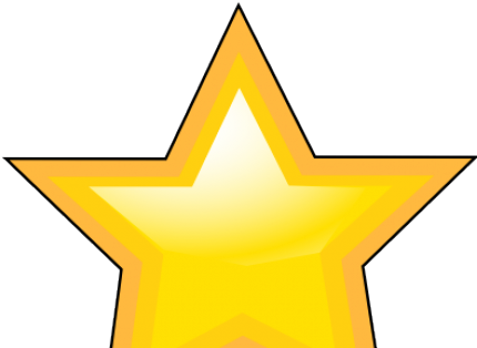 Falling Stars Clipart Star Bethlehem - Png Download (640x480), Png Download