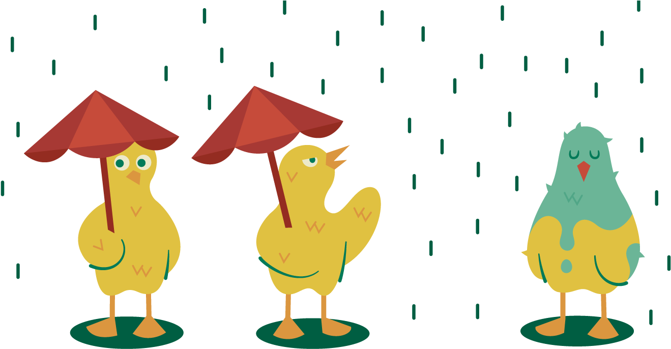 Ugly Duck Illustration Clipart (1400x718), Png Download