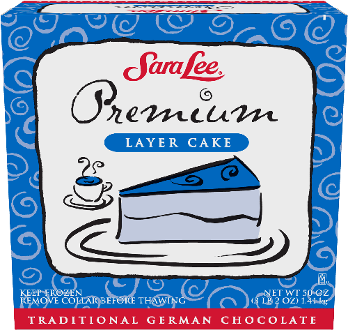Sara Lee Round Traditional German Chocolate Premium Clipart (650x499), Png Download