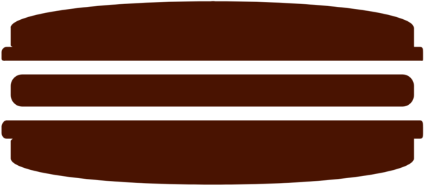 Spicy Chocolate Macarons Clipart (1000x653), Png Download