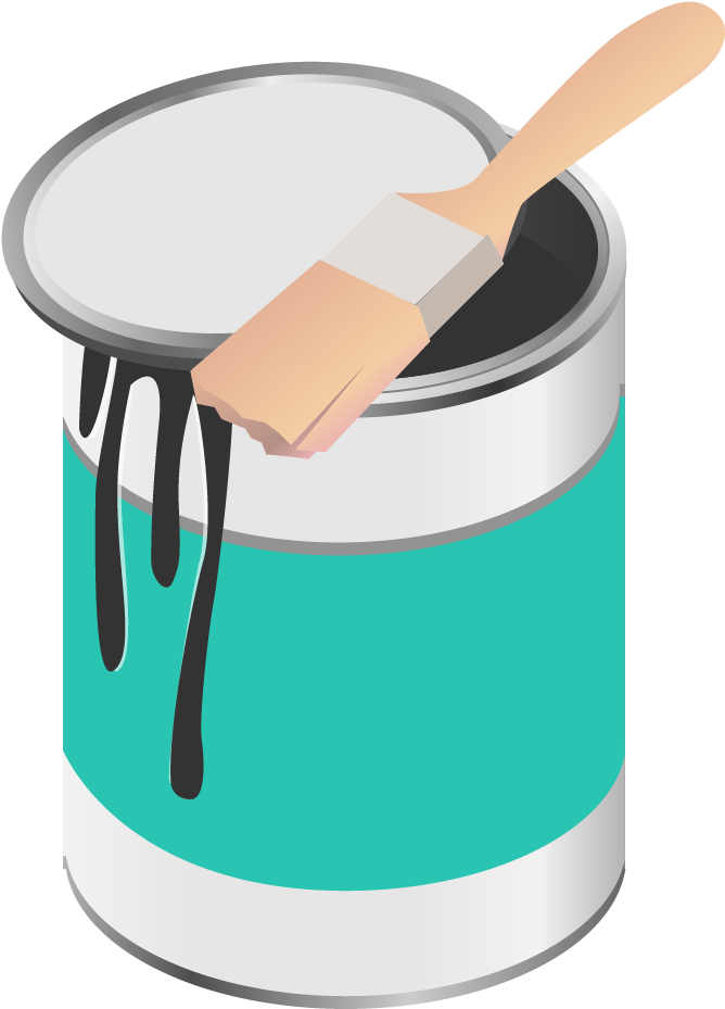 Painting Brush Illustration Clipart (1181x1181), Png Download
