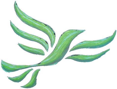 Green Libby Crayoned Clipart (600x600), Png Download
