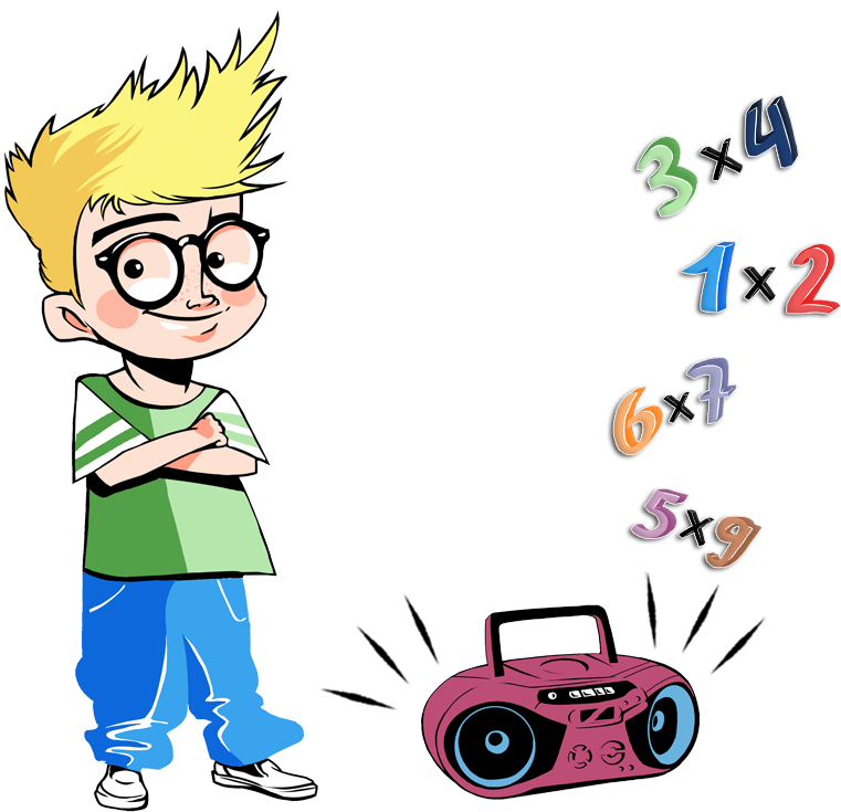 Multiplication Table Songs Clipart (1500x1489), Png Download