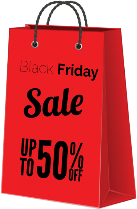 Download Black Friday Sale Red Bag Clipart Png Photo Transparent Png (480x689), Png Download