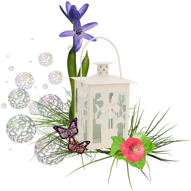 Scrapbook, Cluster, Flowers, Flower, Rose, Lantern Clipart (720x720), Png Download