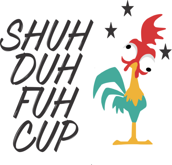 Shuh Duh Fuh Cup Clipart (600x575), Png Download