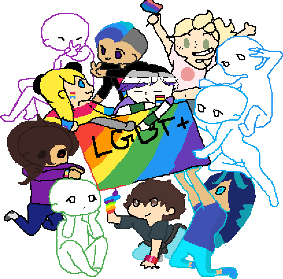 Lgbt Fam Im Pan Clipart (1000x1000), Png Download