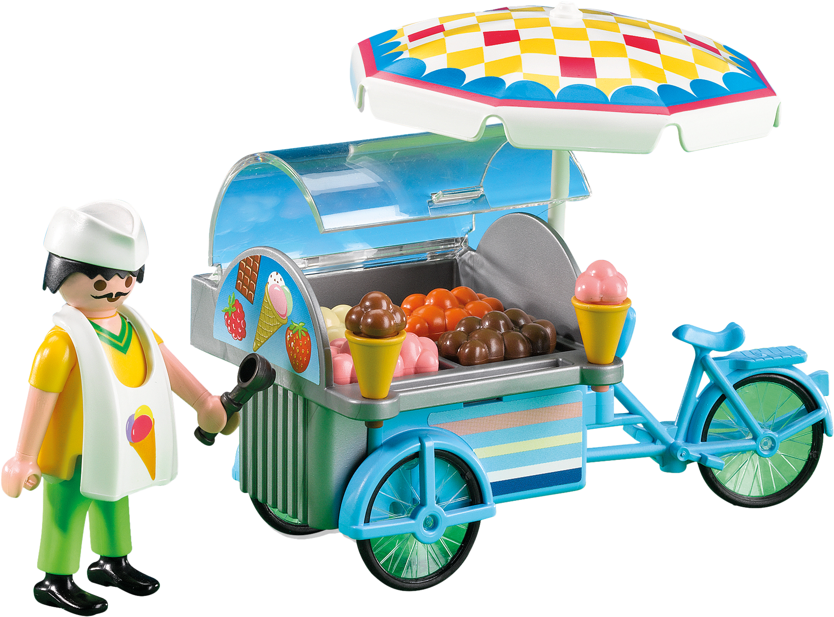 Ice Cream Man Clipart (2000x1400), Png Download
