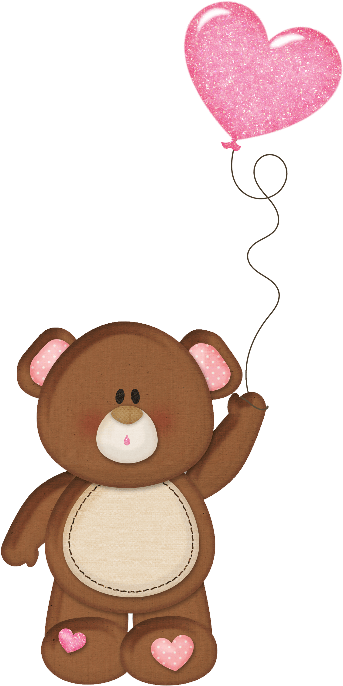 Pin By Lynn On Clip Art Teddy Bears - Png Download (1172x2293), Png Download