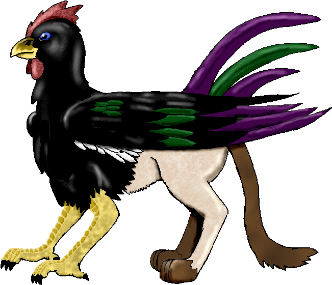 Chicken Gryphon Bwok, Grandfather Clipart (653x567), Png Download