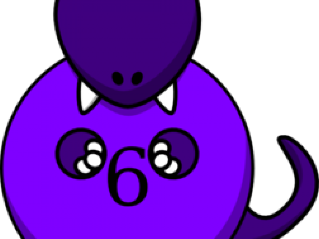 Dinosaur Clipart Purple - Png Download (640x480), Png Download