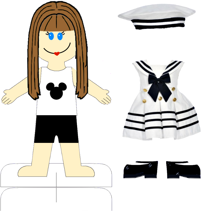 Paper Doll Disign Help Clipart (902x1023), Png Download