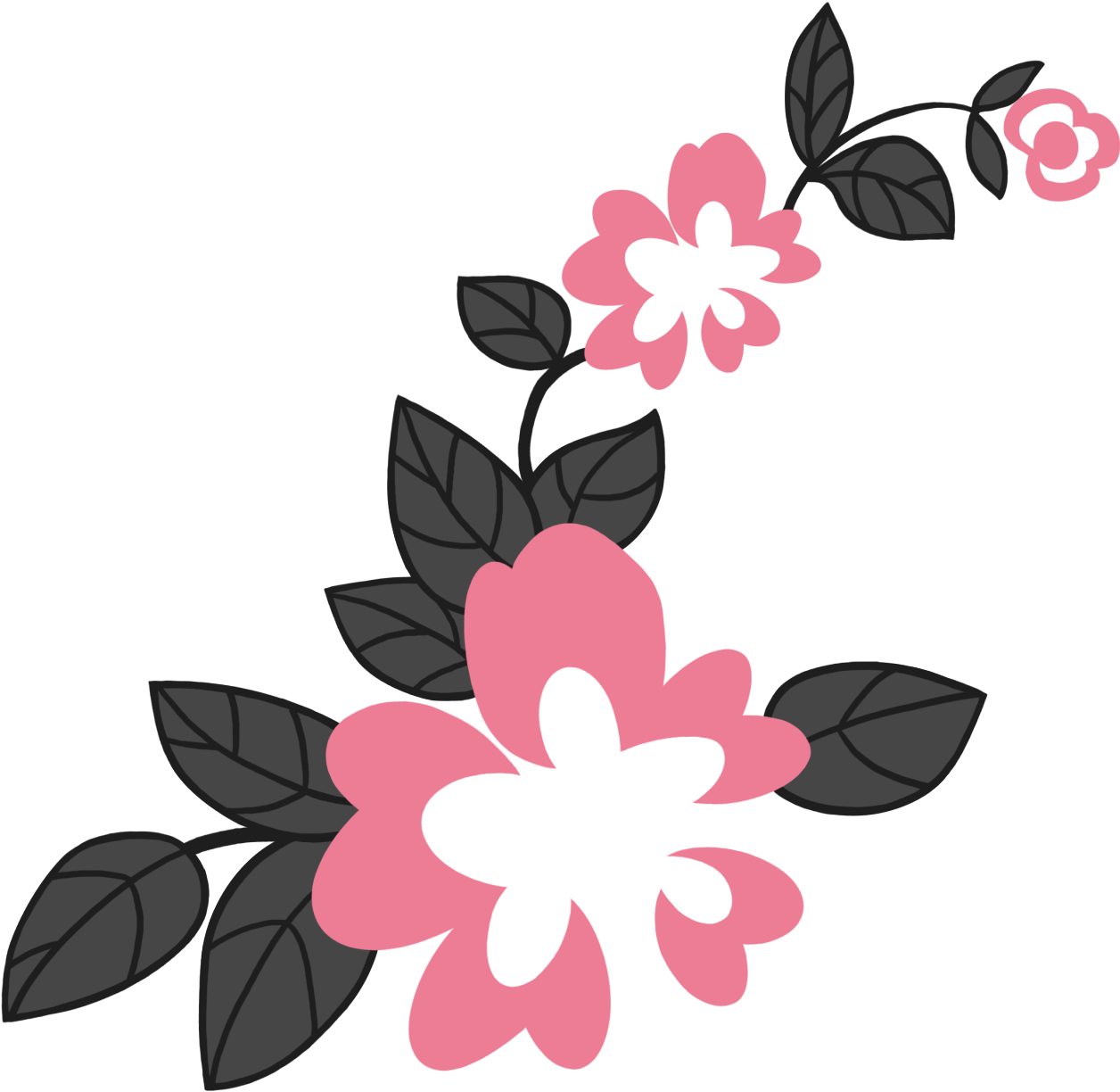 Estampado De Flores De La Camisa De Marinette Clipart (1280x1247), Png Download