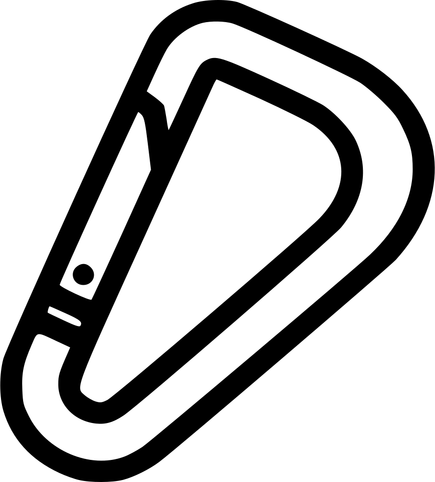 Carabiner Comments Clipart (886x980), Png Download