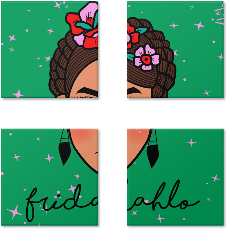 Magneto Frida Kahlo De Jéssica Abdona Clipart (800x800), Png Download