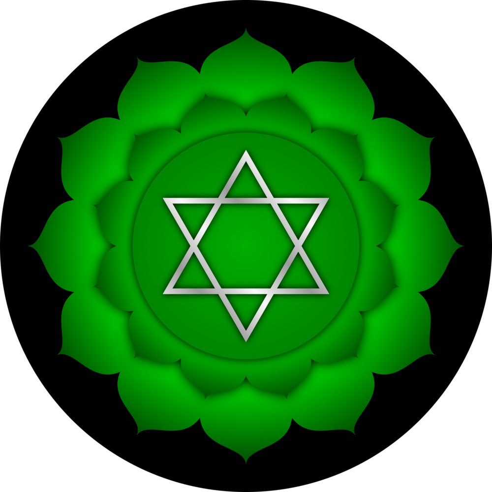 Lotus With 12 Petals With A Six Pointed Star In The Clipart (640x640), Png Download