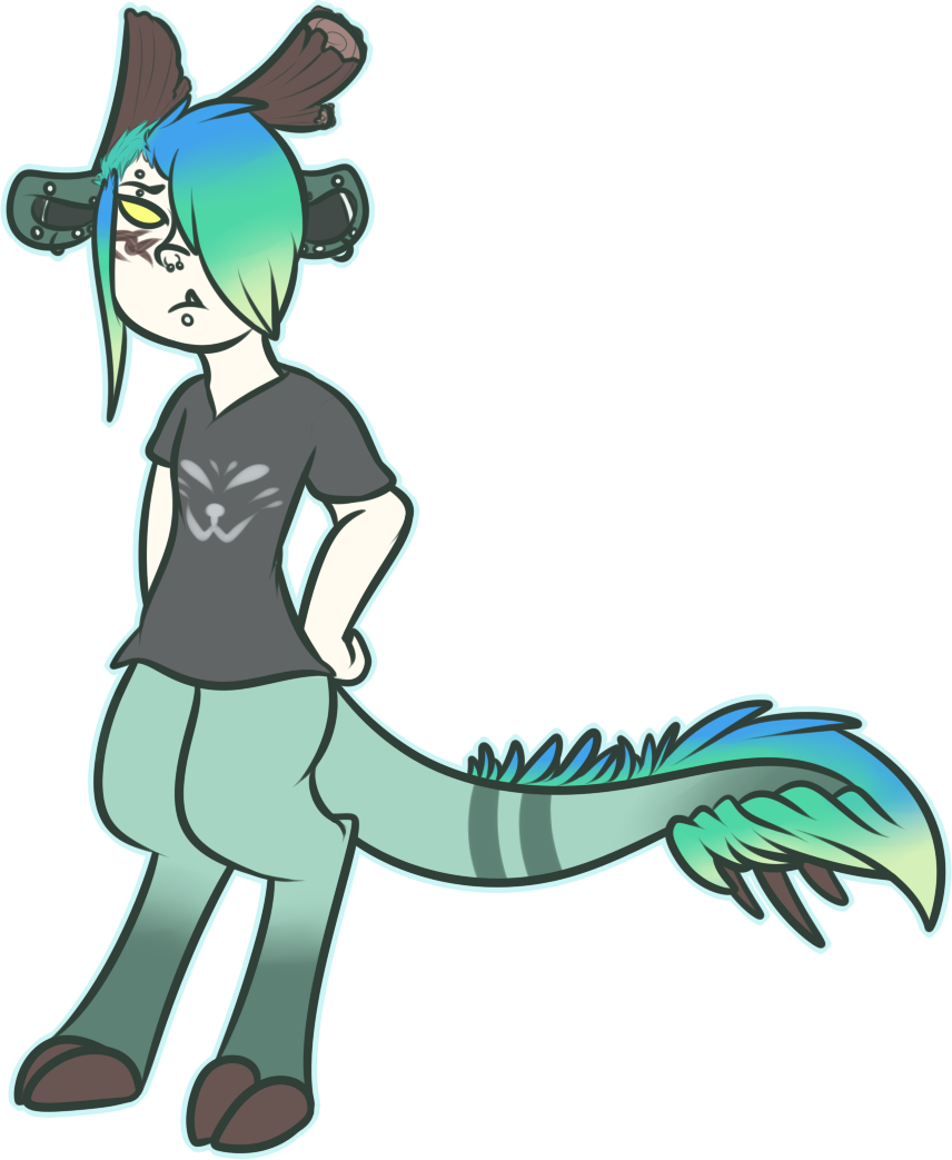 Sierra The Dragon Satyr Clipart (856x1043), Png Download